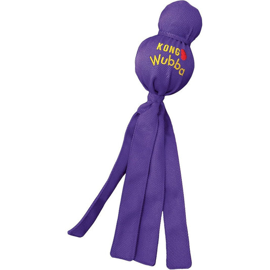 KONG Wubba Interactive Dog Toy For Tug Of War And Fetch Playtime Extra Large Size Assorted Colors Randomly Provided For Large Breed Dogs