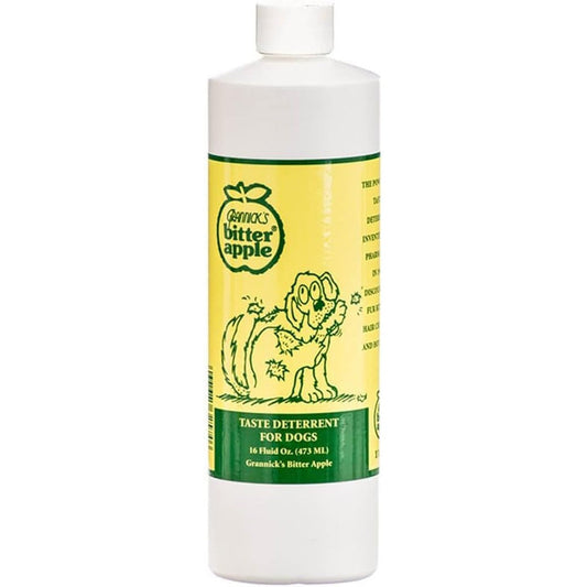 Grannick's Bitter Apple 16 Fluid Ounce Refill For Dogs Authentic Usa Import Taste Deterrent For Pets