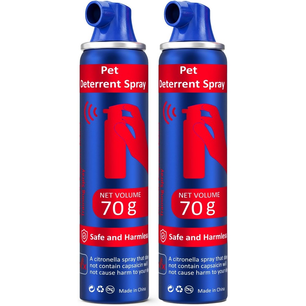 Ansjdh Dog Corrector Spray 70 Milliliters 2 Pack Pet Trainer Spray For Barking Jumping And Unwanted Behavior