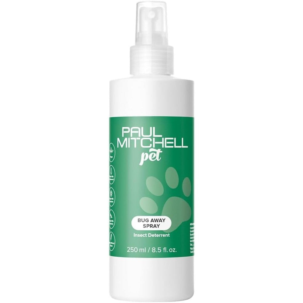 Paul Mitchell Pet Bug Away Spray For Dogs Natural Insect Deterrent Aromatherapeutic Essential Oil Formula 8.5 Fluid Ounce