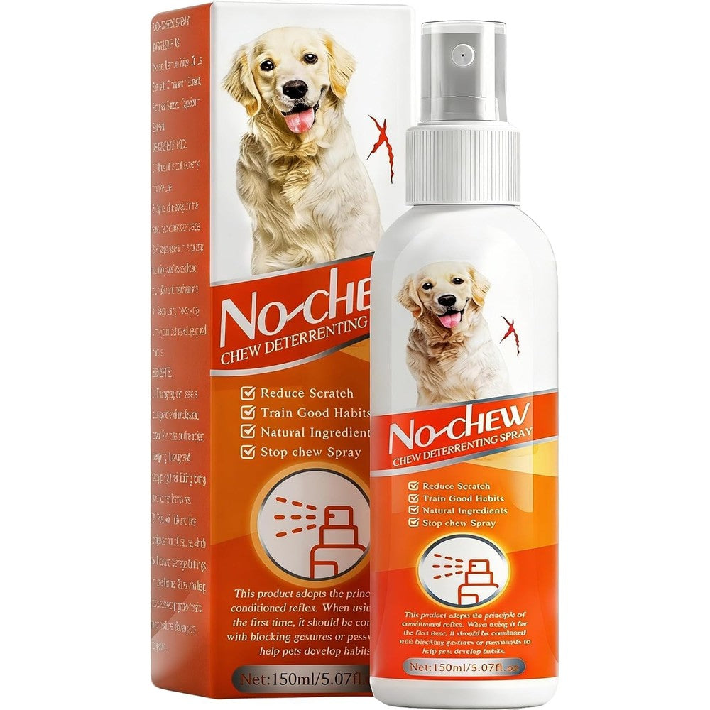 Plus Cable No Chew Spray For Dogs 5.07 Fluid Ounce Bitter Apple Formula For Furniture And Pet Training