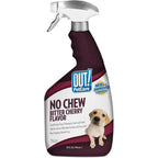Out! PetCare No Chew Bitter Cherry Flavor Deterrent Spray For Dogs And Puppies Behavior Correction And Anti-Licking Aid 32 Fluid Ounces