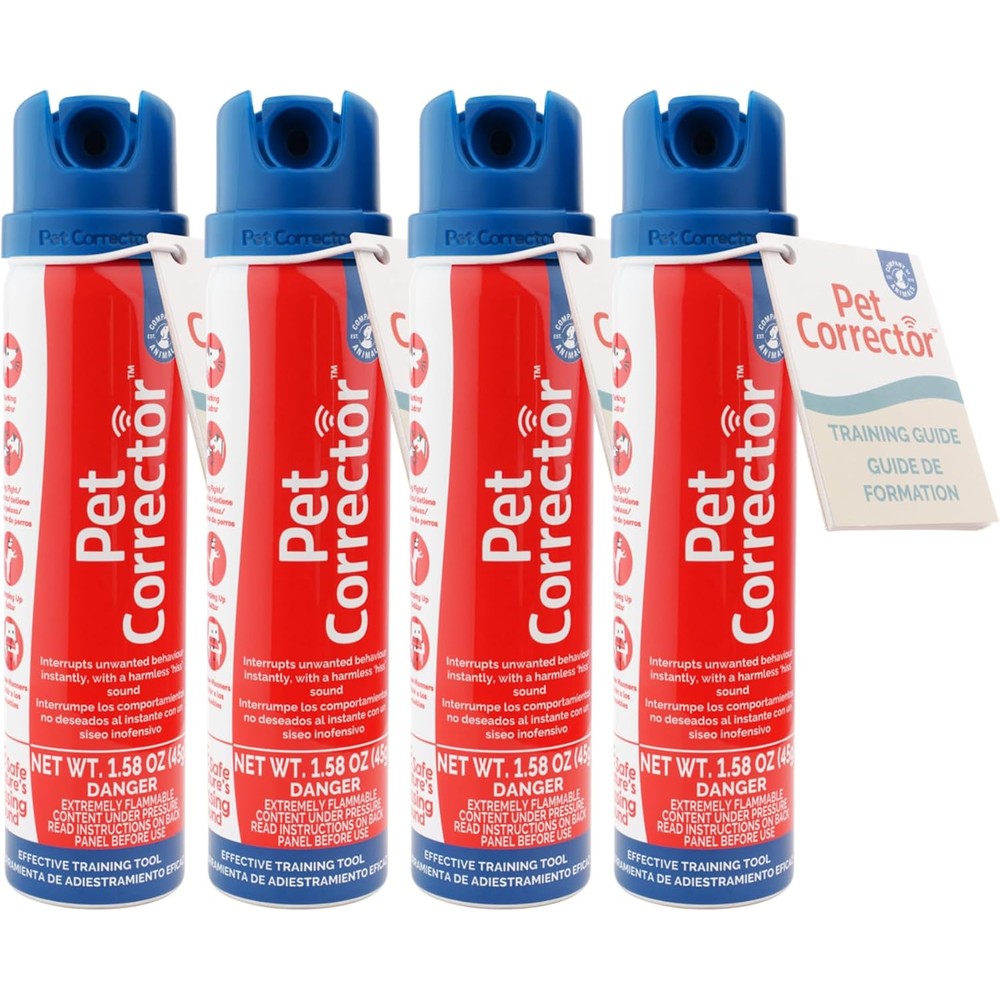 The Company Of Animals Pet Corrector Dog Training Spray 50 Milliliters 4 Pack For Barking And Unwanted Behavior Correction