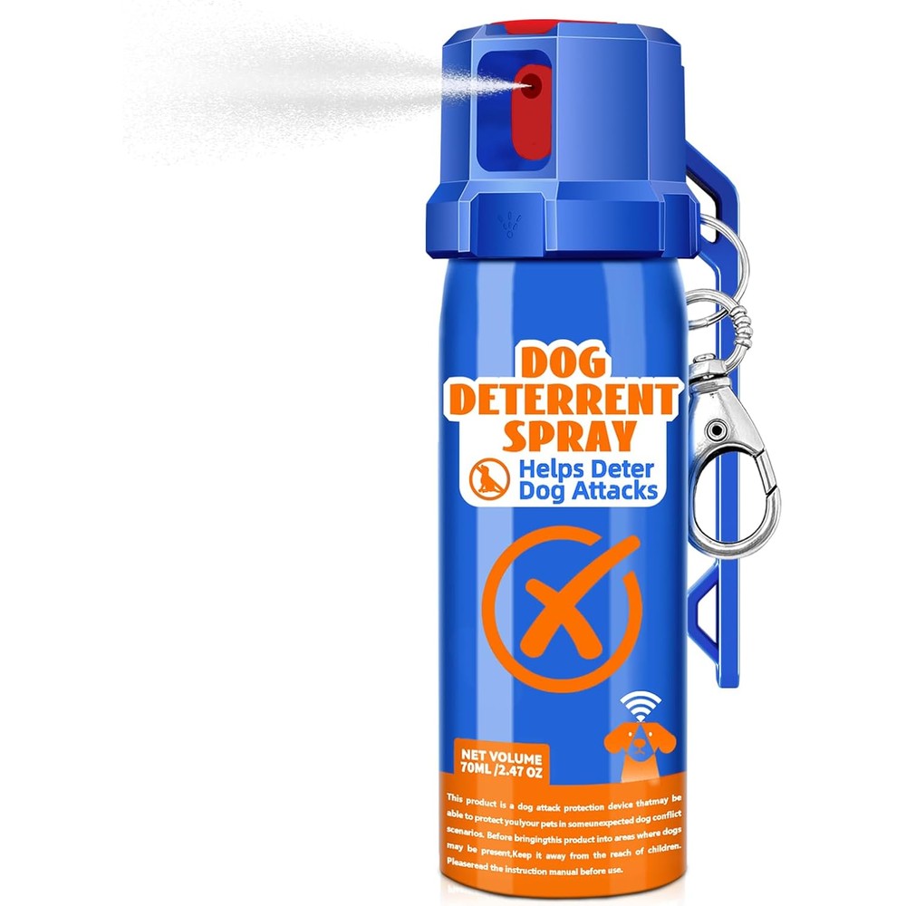 Genolix Citronella Dog Deterrent Spray Humane Animal Protection Spray For Outdoor Use 70 Milliliters 2.37 Fluid Ounces