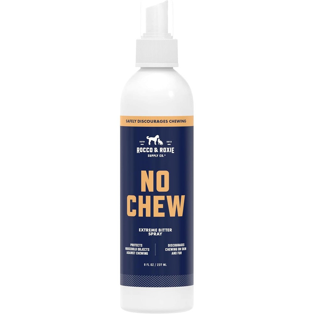Rocco And Roxie Supply Co No Chew Extreme Bitter Spray For Dogs And Cats Alcohol Free Training Aid Eight Fluid Ounces