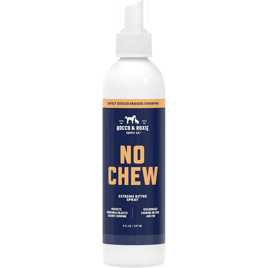 Rocco And Roxie Supply Co No Chew Extreme Bitter Spray For Dogs And Cats Alcohol Free Training Aid Eight Fluid Ounces