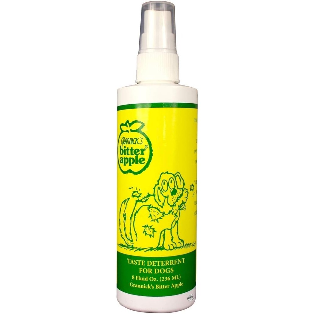 Grannick's Care Dogs Bitter Apple No Chew Spray Taste Deterrent 8 Fluid Ounces