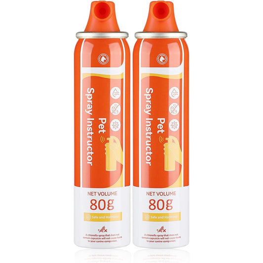 Ansjdh Dog Corrector Spray 80ml 2 Pack Humane Training Aid For Barking And Unwanted Behavior Correction