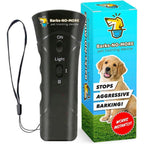 Generic Barks No More Dog Training Device And Bark Deterrent Ultrasonic Trainer For Dogs Painless Behavior Correction Tool With LED Flashlight