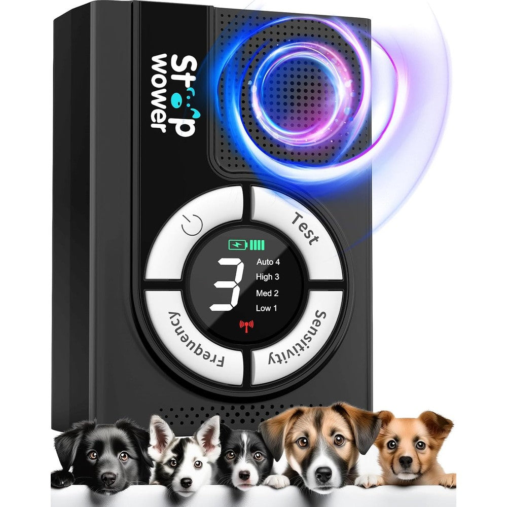 Aubnico 1500 Mah Rechargeable Anti Barking Device For Dogs With 9 Modes And 50 Feet Range Indoor And Outdoor Dog Training Behavior Aid
