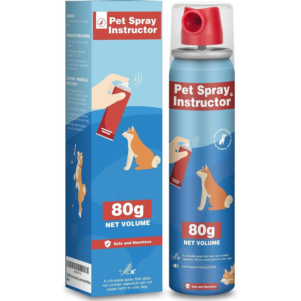 Zeromx Corrector Spray Dog Trainer 80 Milliliters Professional Pet Behavior Correction Aid For Barking Jumping And Aggression