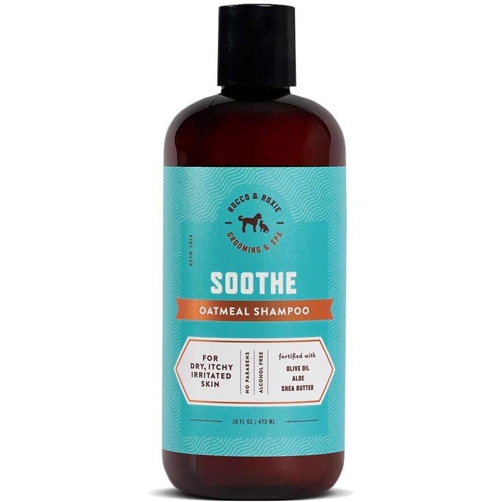 Rocco And Roxie Supply Company Soothe Oatmeal Shampoo And Conditioner For Dogs With Dry And Itchy Skin - 16 Fluid Ounces