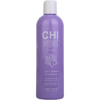 CHI Vibes For Dogs 5 In 1 Shampoo And Conditioner Cleans Deodorizes Moisturizes Detangles And Helps De Shed Vegan Formula 12 Fluid Ounces