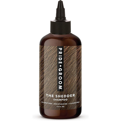 Pride And Groom The Shedder Dog Deshedding Shampoo All Natural Body Wash With Essential Oils To Reduce Pet Shedding And Dander 16 Ounce