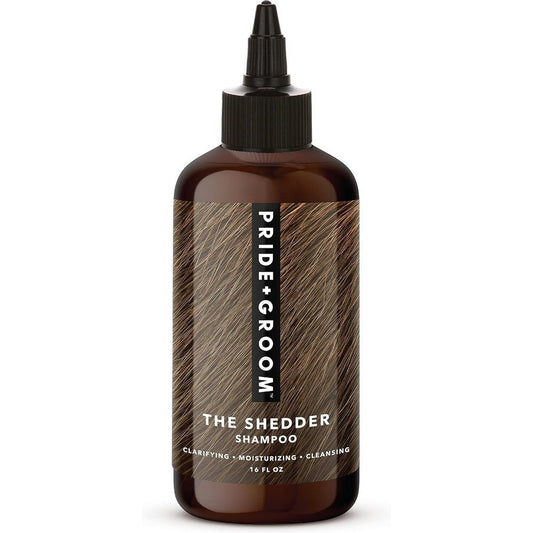 Pride And Groom The Shedder Dog Deshedding Shampoo All Natural Body Wash With Essential Oils To Reduce Pet Shedding And Dander 16 Ounce