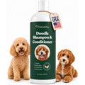 Freshly Bailey Doodle Shampoo And Conditioner For Curly And Wavy Coats Premium Four In One Formula Made In United States Sixteen Fluid Ounce