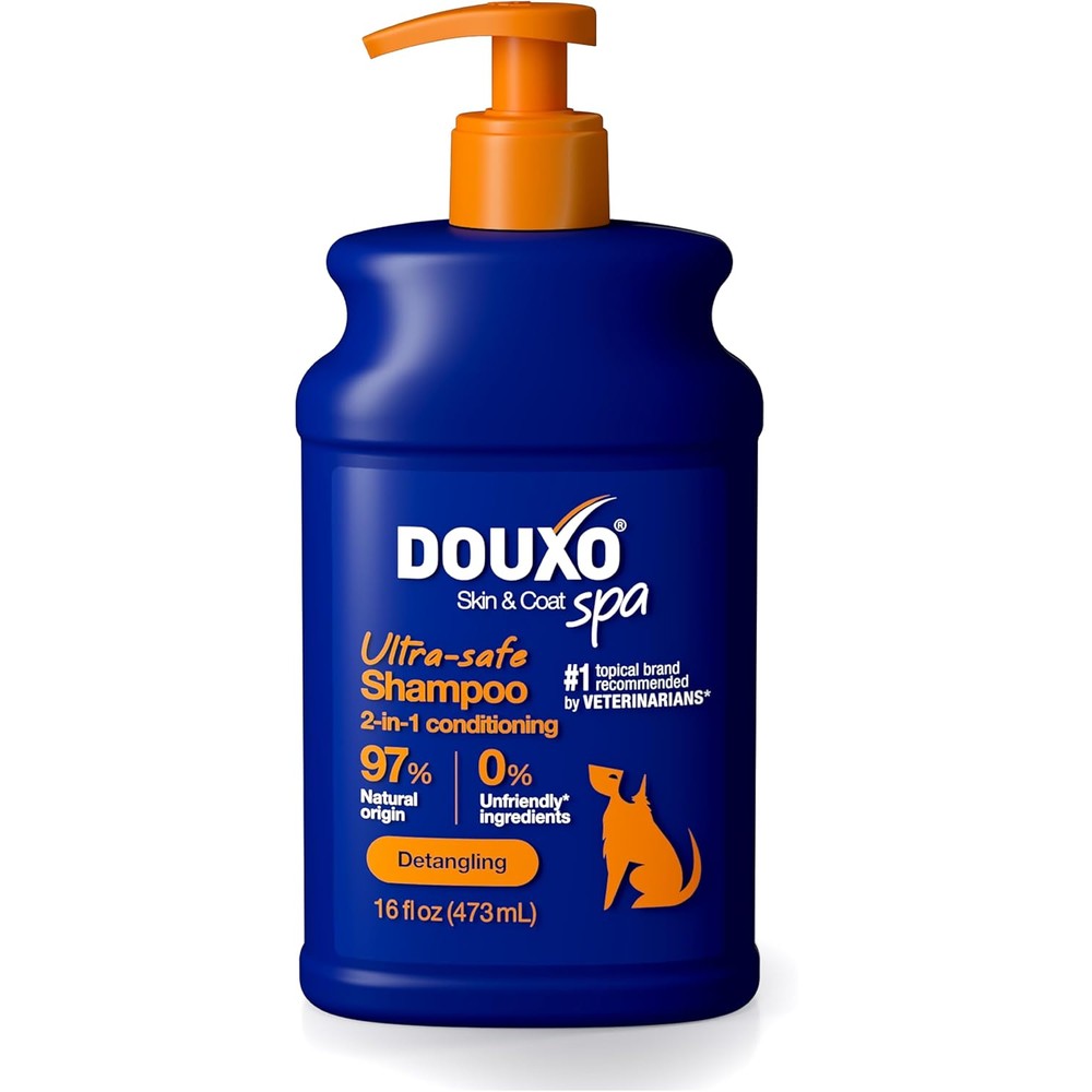 Douxo Spa 2 In 1 Conditioning Dog Shampoo And Conditioner Hypoallergenic Hydrating Skin And Coat Formula 16 Fluid Ounces