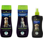 FURminator Dog deShedding Kit Includes Ultra Premium Shampoo Conditioner And Waterless Spray For Hair Reduction Three Piece Set 40.5 Fluid Ounces