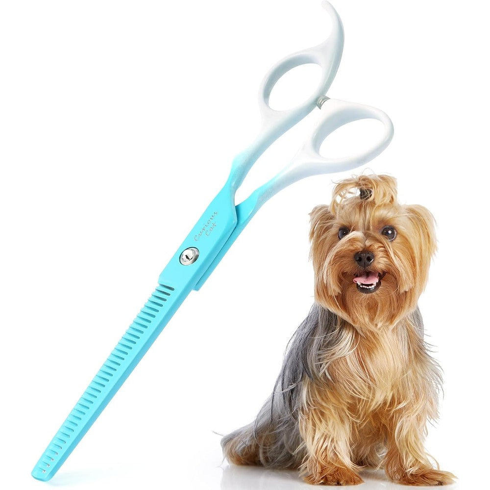 Petfun Professional Thinning Dog Grooming Scissors With 440C Stainless Steel Premium Teeth Shears For Grooming Dogs Cats And Other Domestic Pets