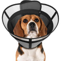 AMHSURET Cone For Dogs Soft Elizabethan Collar For Post Surgery Recovery Adjustable Lightweight Dog Cone Alternative Black Extra Large