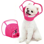 Kuoser Small Dog Cone Collar After Surgery Soft Breathable Elizabethan Recovery Collar Rose Small