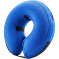 Bencmate Protective Inflatable Collar For Dogs And Cats Soft Pet Recovery Donut E Collar Alternative Large Size Blue