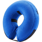 Bencmate Protective Inflatable Collar For Dogs And Cats Soft Pet Recovery Donut E Collar Alternative Large Size Blue