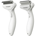 Taomypets Self Cleaning Grooming Rake Brush For Dogs And Cats Extra Wide White Undercoat Deshedding Tool For Long Hair