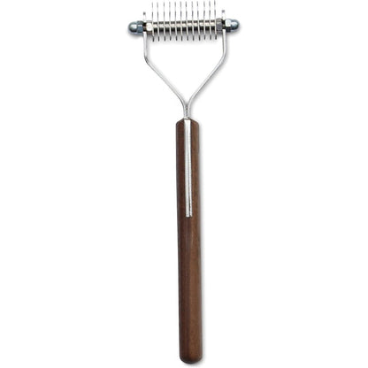 Mars Coat King Blunt Dematting Undercoat Grooming Rake Stripper Tool For Dogs And Cats 12 Blade Stainless Steel German Engineered