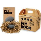 Pet Rock The Original By Gary Dahl Authentic Novelty Stone Desk Companion With Carrying Case Multicolour
