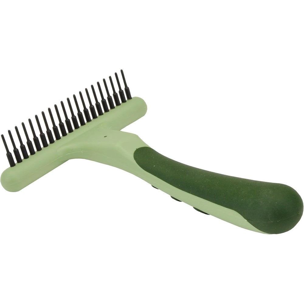 Coastal Pet Safari Dog Undercoat Rake - Single Row Grooming Tool For Medium And Large Dogs - Gentle Dematting And Deshedding Comb