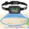 Versmelo GPS Wireless Dog Fence Electric Perimeter Collar System With Beep Vibration Shock Modes For Dogs Over Eighteen Pounds Black
