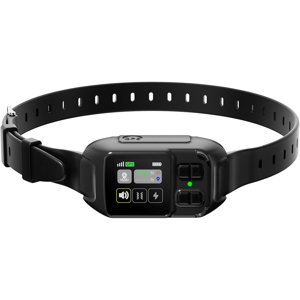 Gladsmile GPS Wireless Dog Fence Collar With Customizable Circular Boundary Portable Electric Pet Containment System Rechargeable IPX7 Waterproof