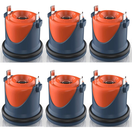 Petzee 6 Pack Replacement Batteries Compatible With Invisible Fence Brand R21 R22 R51 And Microlite Receiver Collars