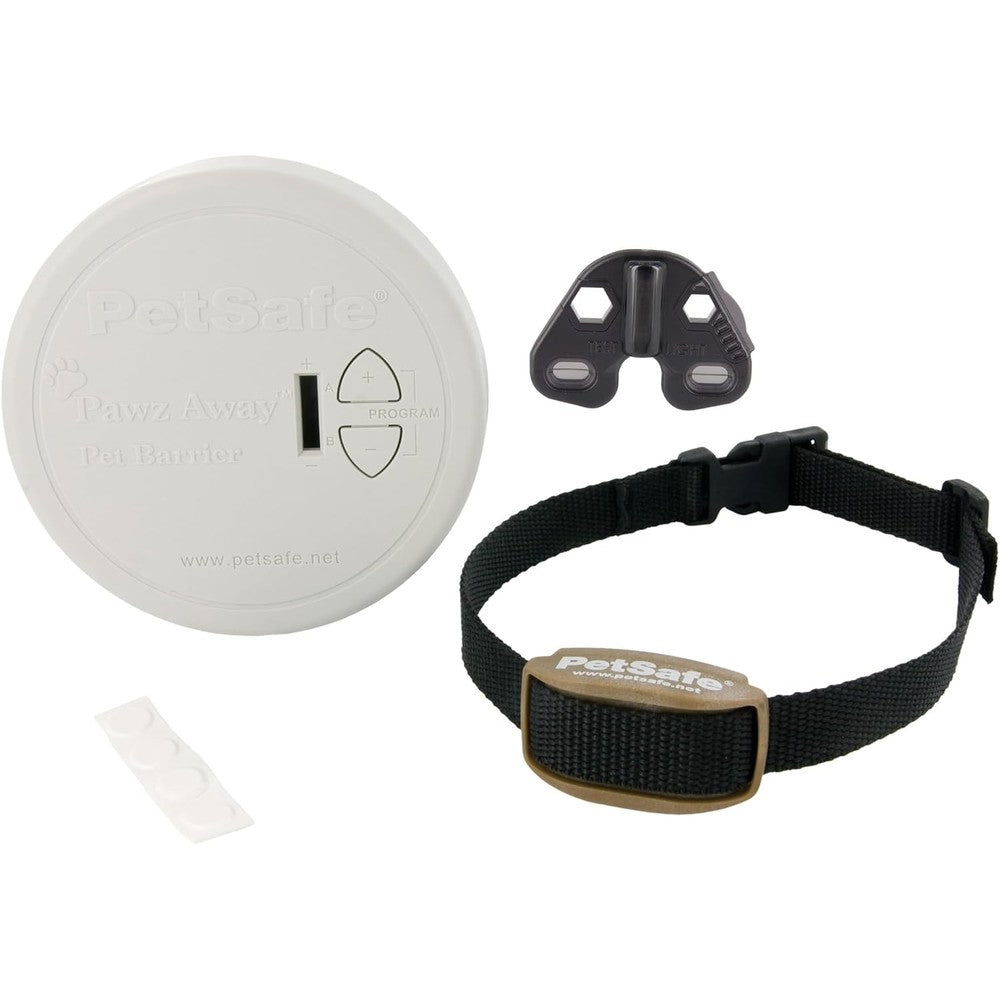 PetSafe Pawz Away Indoor Wireless Pet Barrier Electric Training System For Dogs And Cats With Waterproof Receiver Collar