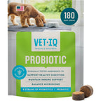 VetIQ Probiotic Supplement For Dogs Digestive Support Soft Chews Nourishes Gut Bacteria And Supports Bowel Function Hickory Smoke Flavor 180 Count