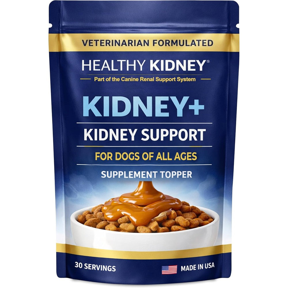 Kidney Restore Kidney Plus Dog Kidney Support Supplement Food Topper With Omega Three Fatty Acids And Prebiotics Thirty Servings
