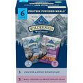 Blue Buffalo Wilderness Protein Powered Meals Chicken And Beef High Protein Grain Free Adult Wet Dog Food Nine Ounce Pouches Six Count Variety Pack