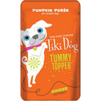 Tiki Pets Tiki Dog Single Serve Tummy Topper Grain Free Pumpkin Puree With Ginger For Sensitive Stomachs One Point Five Ounce Pack Of Twelve