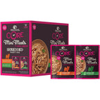 Wellness CORE Small Breed Mini Meals Shredded Variety Pack Adult Wet Dog Food Grain Free Natural 3 Ounce Pack Of 12