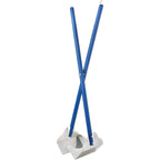 Four Paws Wee-Wee Dog Pooper Scooper All In One Outdoor Rake Spade And Pan Set With Wood Handles