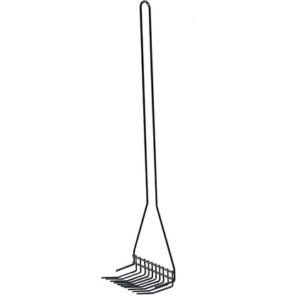 MidWest Homes for Pets Handy Doody Original Dog Pooper Scooper Durable Alloy Steel Waste Rake for Tall Grass and Sand Large Handled Rake