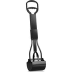 Mr. Peanut's 32 Inch Tall Profile Pooper Scooper Heavy Duty ABS Plastic Frame Waste Bin and Durable Double Spring Clamp Lightweight Design