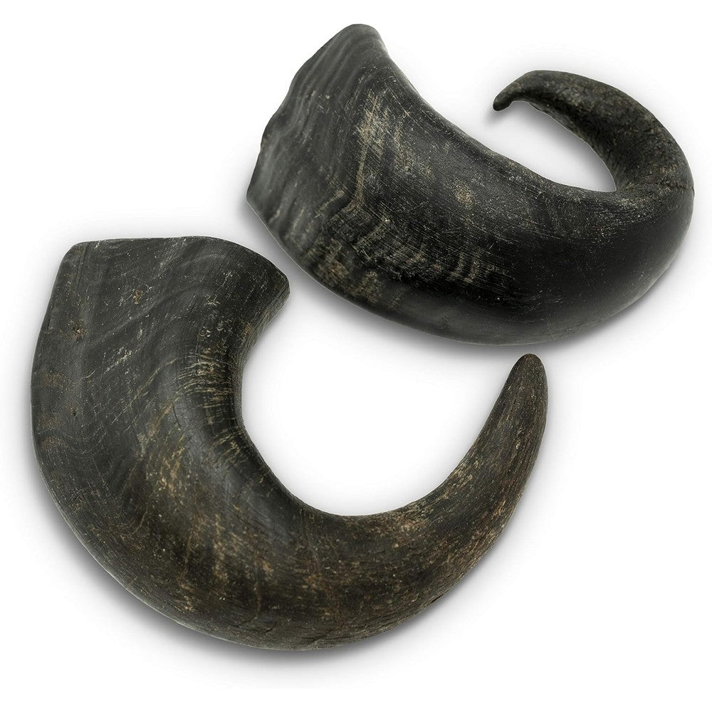 Wild Eats Water Buffalo Horn No Hide Dog Bones And Chews All Natural Single Source Protein Grain Free Long Lasting Dog Treat 2 Pack Medium