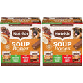 Rachael Ray Nutrish Soup Bones Long Lasting Dog Chews Variety Pack Real Beef Barley And Real Chicken Veggies Flavor 22 Count Pack Of 2