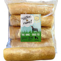 Bullysticks And More 6 Inch Beef Collagen Rolls For Dogs Extra Thick 4 Count No Hide Beef Cheek Rolls For Dental Health And Joint Support