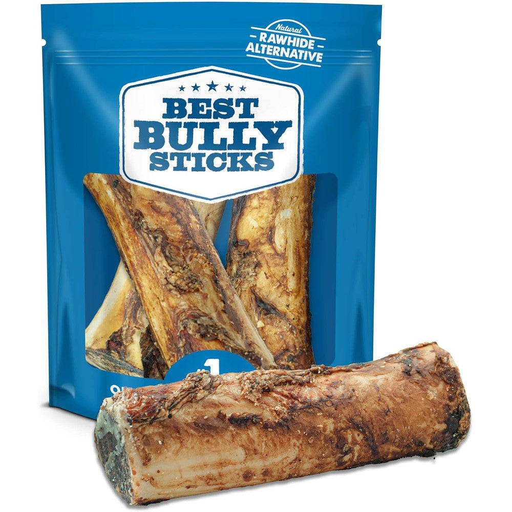 Best Bully Sticks Marrow Bones For Dogs 3 Count Pack Of 1 USA Sourced Grass Fed Beef Dental Chews
