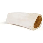 Cadet Stuffed Shin Bone Long Lasting Dog Chew For Aggressive Chewers Bully Stick Peanut Butter Flavor Five To Six Inches For Large Dogs