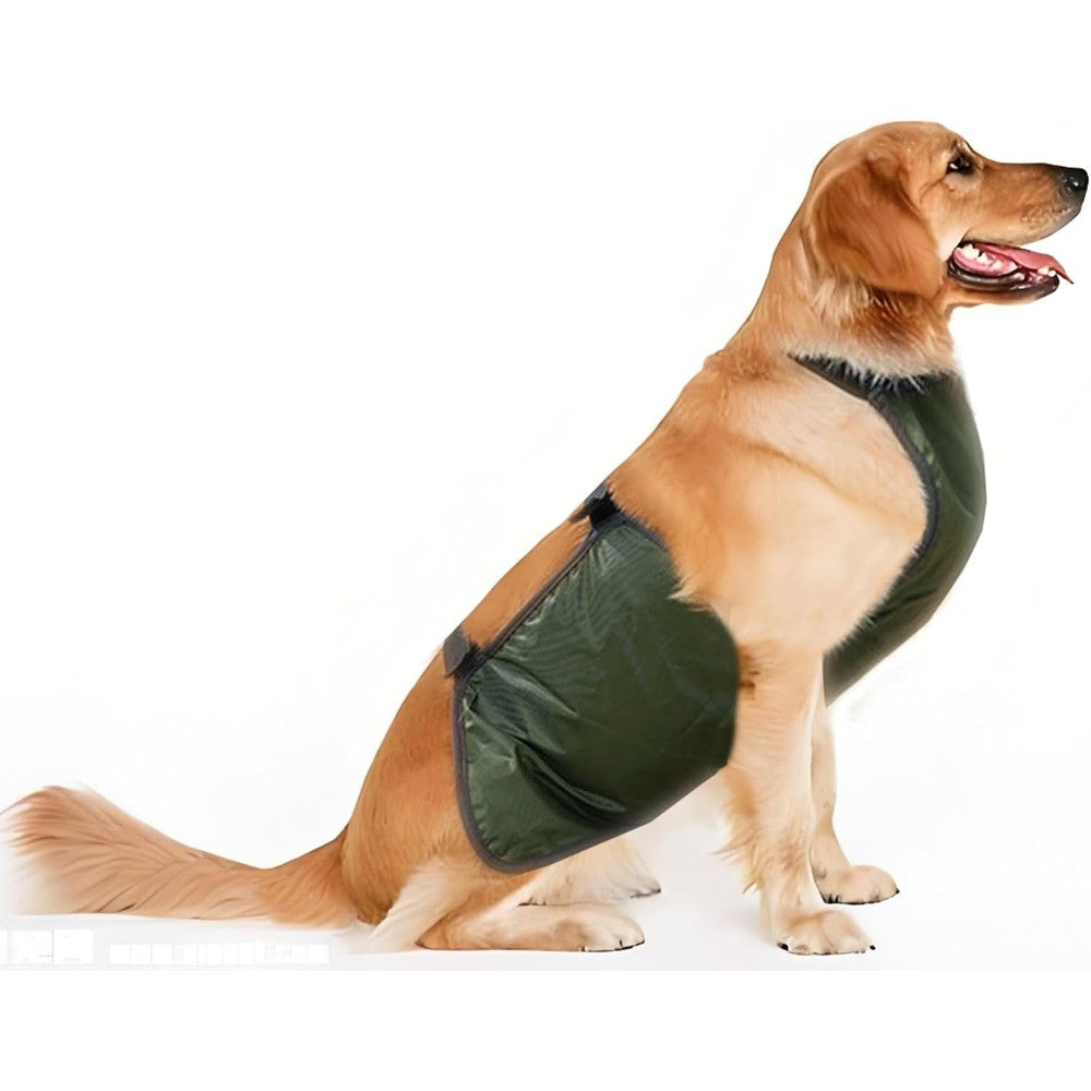 Occupiedpet Waterproof Dog Belly Vest Breathable Corgi Raincoat Anti Dirt Chest And Abdomen Protection Clothing For Medium And Large Dogs Polyester...