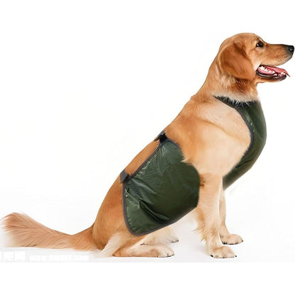 Occupiedpet Waterproof Dog Belly Vest Breathable Corgi Raincoat Anti Dirt Chest And Abdomen Protection Clothing For Medium And Large Dogs Polyester...